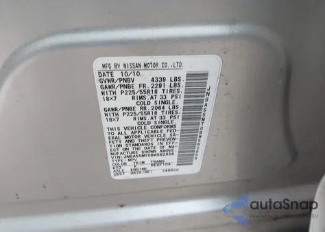 2011 Nissan Rogue Sv from USA, damaged, VIN JN8AS5MT0BW562856